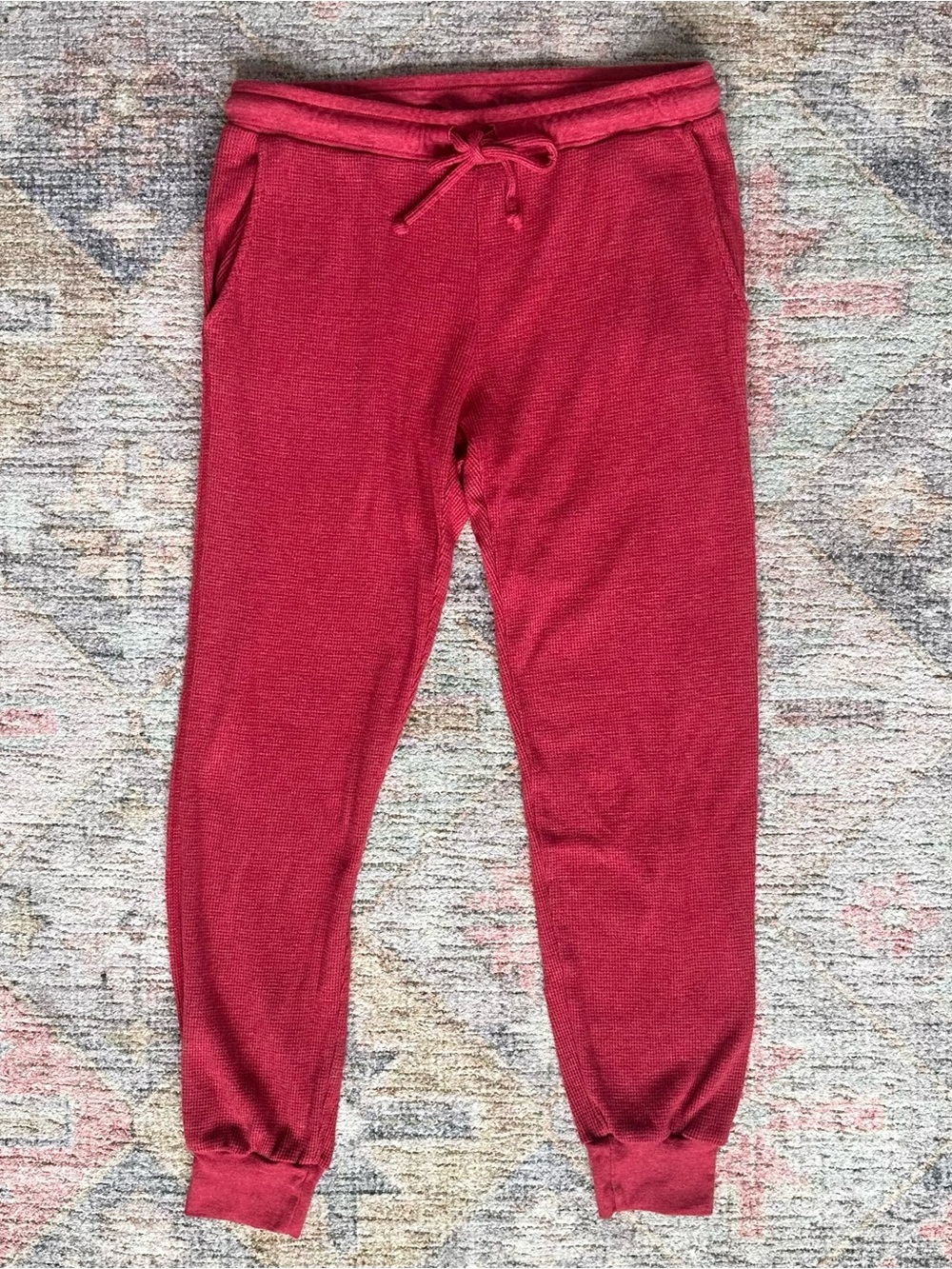 Michael Stars Women’s Red Drawstring Joggers